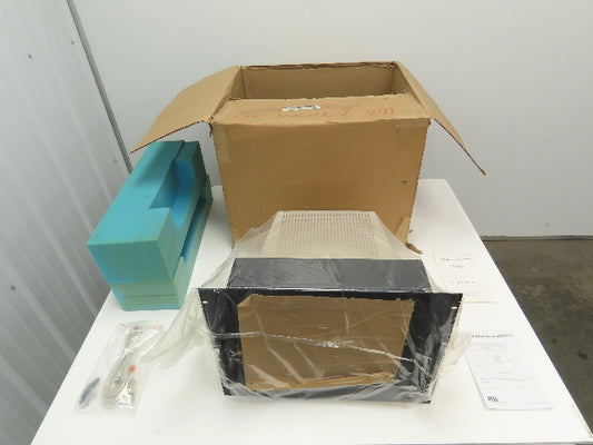 CTX VL400 Vintage 14" Color PC Monitor Industrial Cabinet Mount Dust Shield Door