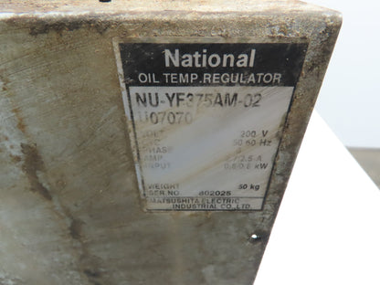 Matsushita Electric NU-YF375AM-02 U07070 National Oil Temp Regulator 200v