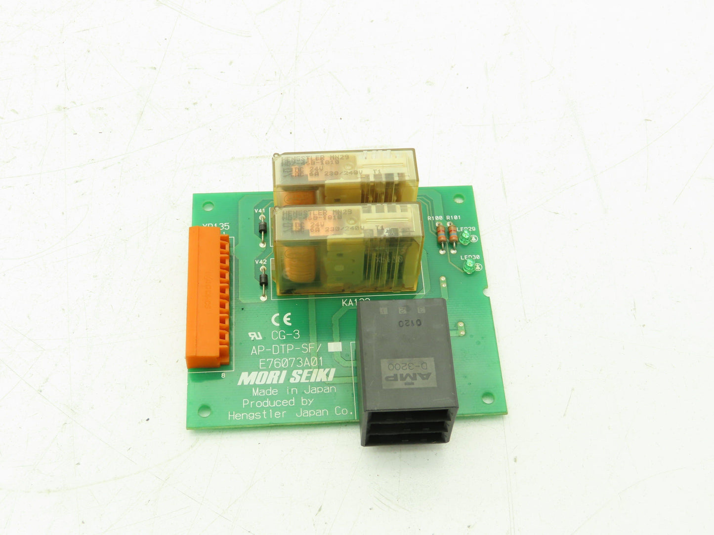 Mori Seiki E76073A01 Adapter Circuit Board Relay
