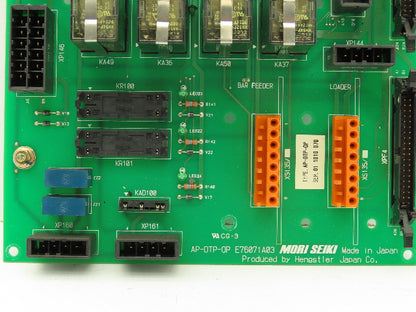 Mori Seiki E76071A03 Adapter Circuit Board Relay