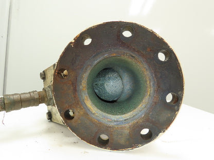 Mueller 758 Cast Iron 4" Flanged Y Strainer with 3/4" Ball Valve