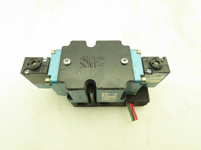 MAC 6521B-211-PM-111DA Pneumatic Double Solenoid Valve 4/2-Pos 120V w/Sub-Base