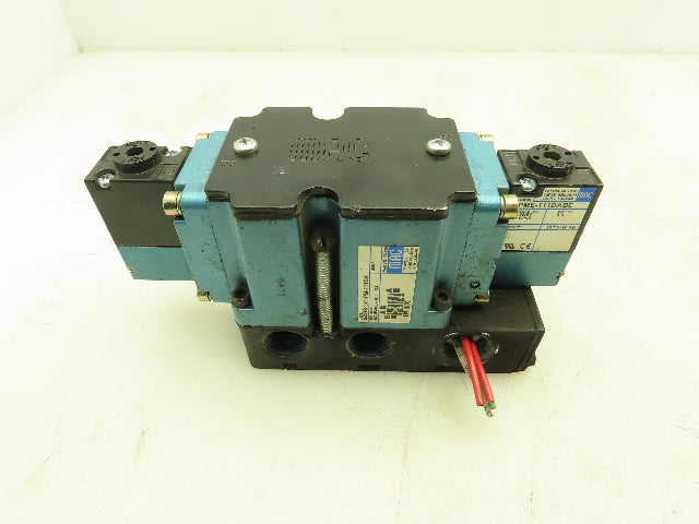 MAC 6521B-211-PM-111DA Pneumatic Double Solenoid Valve 4/2-Pos 120V w/Sub-Base