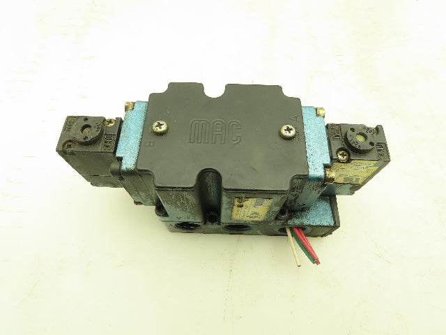 MAC 6521B-211-PM-111DA Pneumatic Double Solenoid Valve 4/2-Pos 120V w/Sub-Base