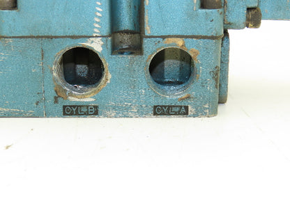 MAC 6521B-211-PM-111DA Pneumatic Double Solenoid Valve 4/2-Pos 120V w/Sub-Base