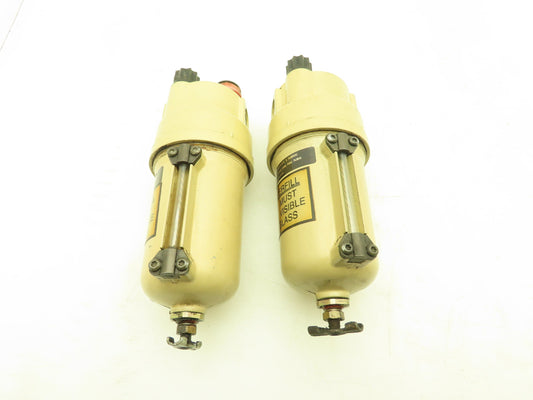 Norgren L12-200-MPDA Pneumatic Inline Micro-Fog Air Lubricator 1/4"  Lot of 2