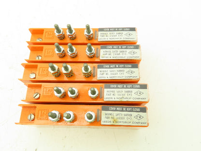 Leeds & Northrup 316569 Intrinsic Safety Barrier + Positive   Lot of 5