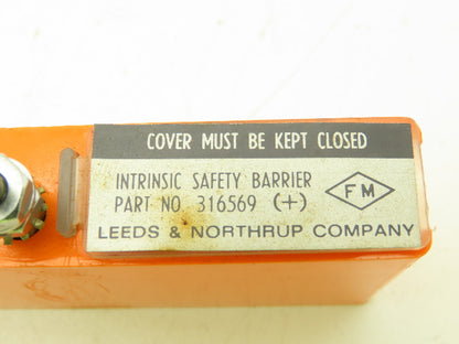 Leeds & Northrup 316569 Intrinsic Safety Barrier + Positive   Lot of 5