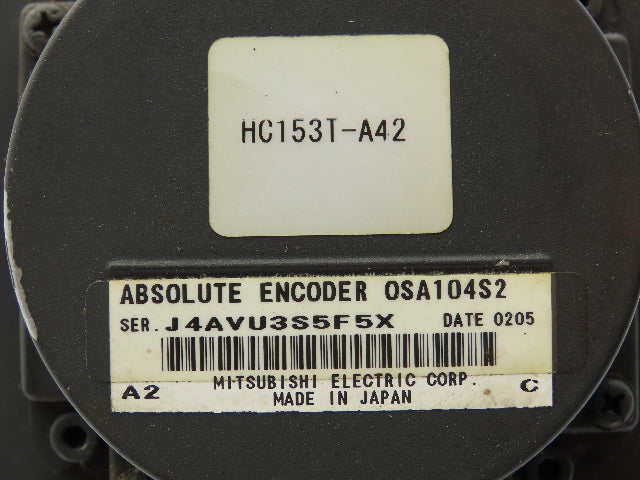 Mitsubishi HC153T-SZ AC Servo Motor 1.5kw 3000RPM Rotary Encoder