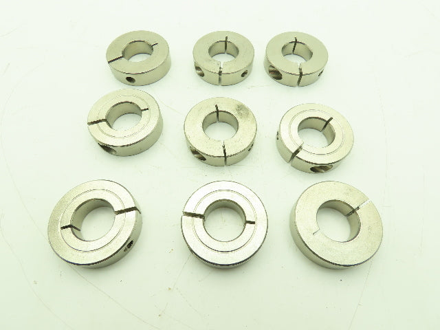 Boston Gear 49106 CSSC87 Clamping Collar Stainless 7/8" Bore 1.7/8" OD Lot of 9