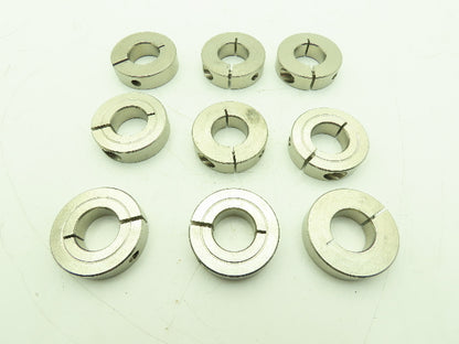 Boston Gear 49106 CSSC87 Clamping Collar Stainless 7/8" Bore 1.7/8" OD Lot of 9