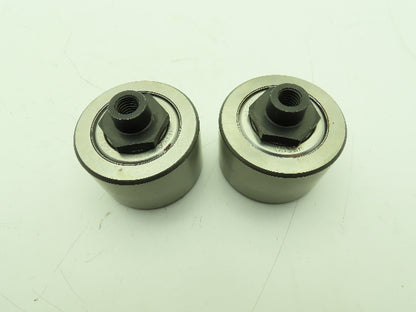 Hepco 2-1/4" x 1-1/4" Cam Follower Bearing M10 x 1.5 Female Thread Lot of 2