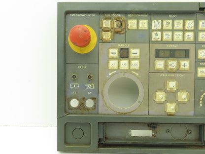 Mori Seiki AB12C-4141 Control Panel Circuit Board E-Stop Missing Pulse Generator