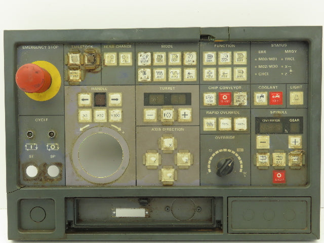 Mori Seiki AB12C-4141 Control Panel Circuit Board E-Stop Missing Pulse Generator