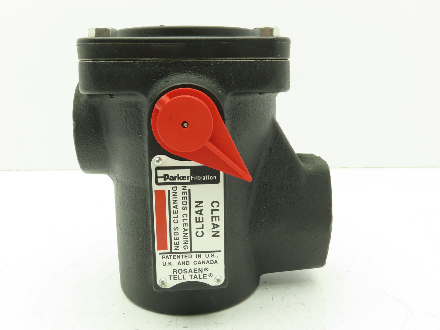 Parker 10 S 74W M 3 CC 11 78 Tell Tale Hydraulic Filter Housing 1" NPT