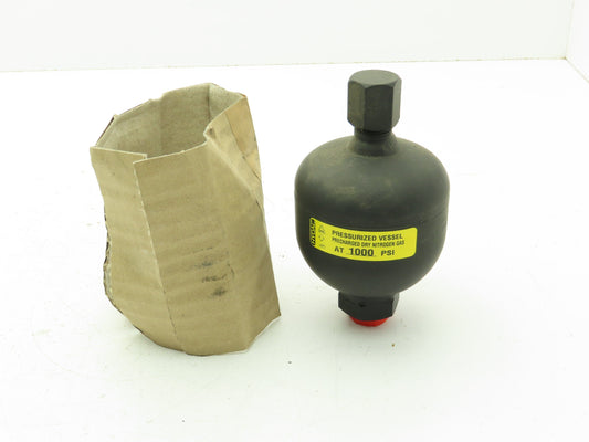 Hydac Hydraulic Diaphragm Accumulator MAWP 3000 PSI 20 Cu.In. SAE 1/2-8