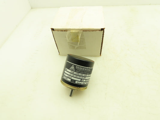 Sequential 25GN-1440-IDZ-E2D-12V-H2-F1-D1-B1-T4-S1385 Rotary Shaft Encoder