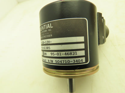 Sequential 25GN-200-IDZ-E2D-12V-H2-F1-D1-B1-T4-S1385 Rotary Shaft Encoder
