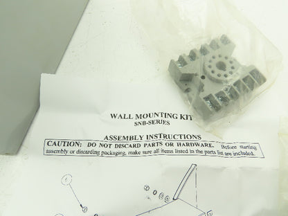 BUD Industries SNB-3738 Electrical Enclosure IP66 SNB Series SS Backplate 6x4x5"