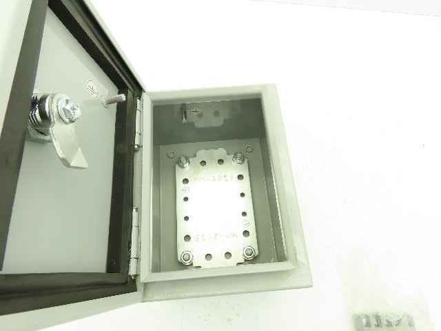 BUD Industries SNB-3738 Electrical Enclosure IP66 SNB Series SS Backplate 6x4x5"