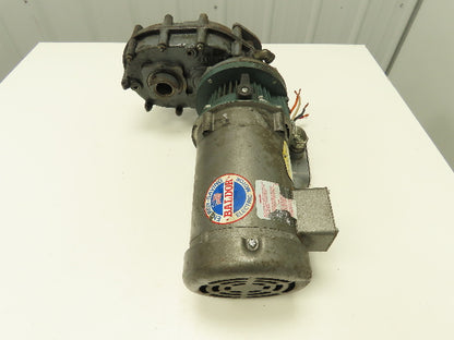 Hub City Mod.52E Style 9112 15.69:1 Ratio Gear Reducer .5hp Motor w/Brake 110rpm