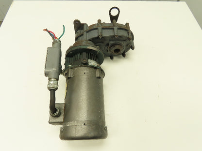 Hub City Mod.52E Style 9112 15.69:1 Ratio Gear Reducer .5hp Motor w/Brake 110rpm