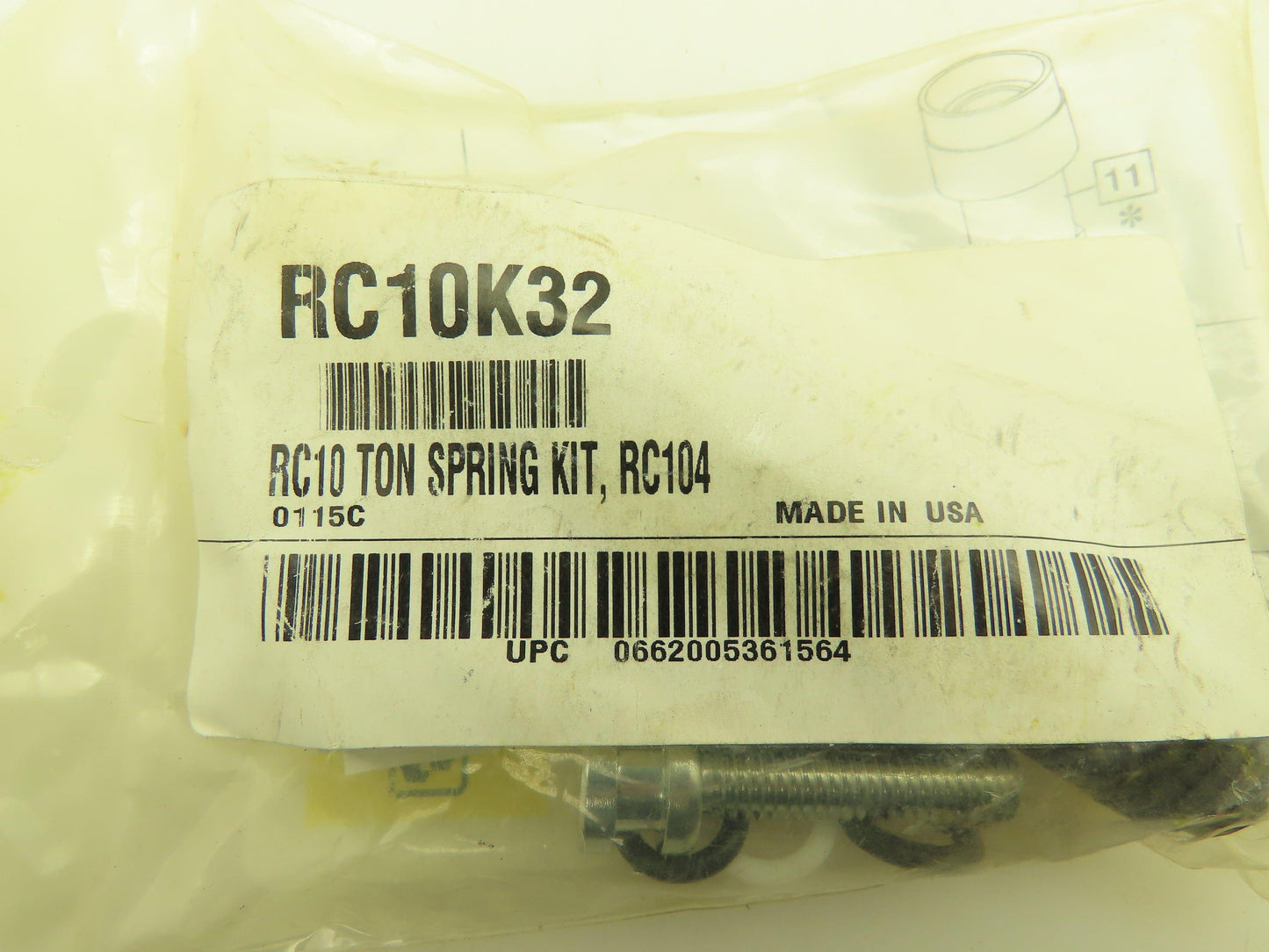 Enerpac RC10K32  RC10 Ton Spring Kit  for RC104 Hydraulic Cylinder  OEM