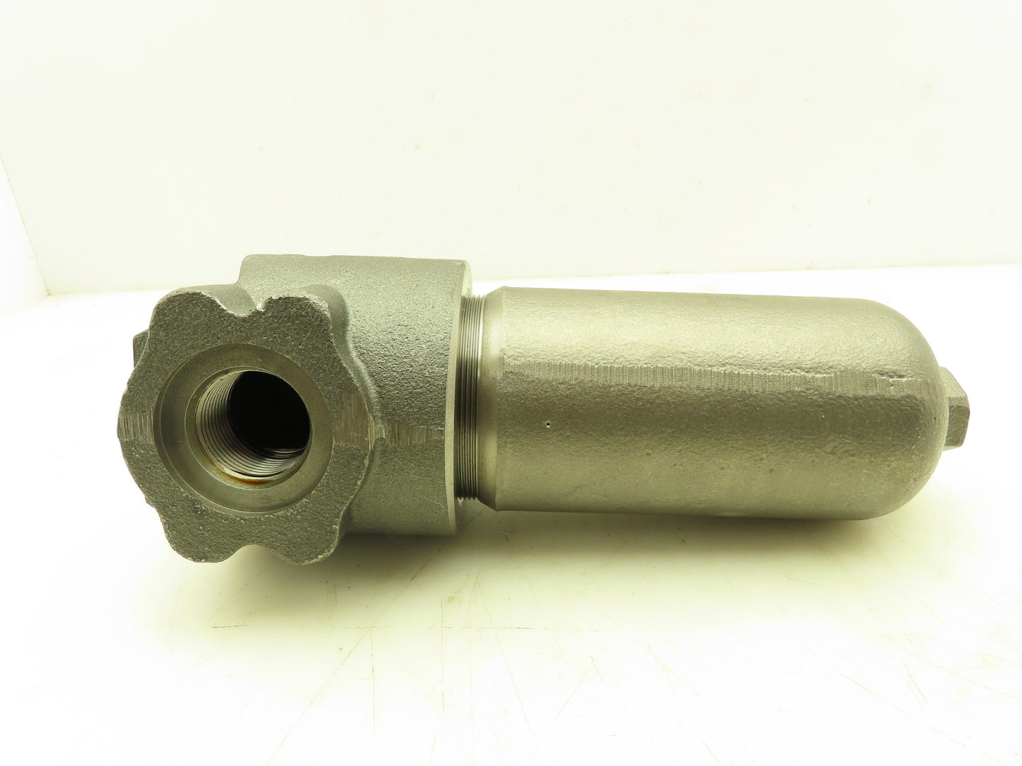 Zinga S6000 Inline Hydraulic Pressure Filter Cast Iron 6000 PSI SAE-16