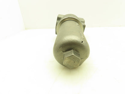 Zinga S6000 Inline Hydraulic Pressure Filter Cast Iron 6000 PSI SAE-16