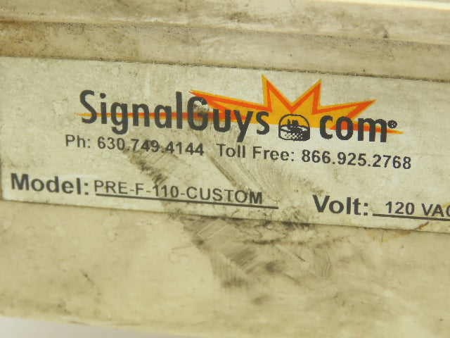 Signal Guys PRE-F-110-CUSTOM Light Tower Andon Stack 120VAC