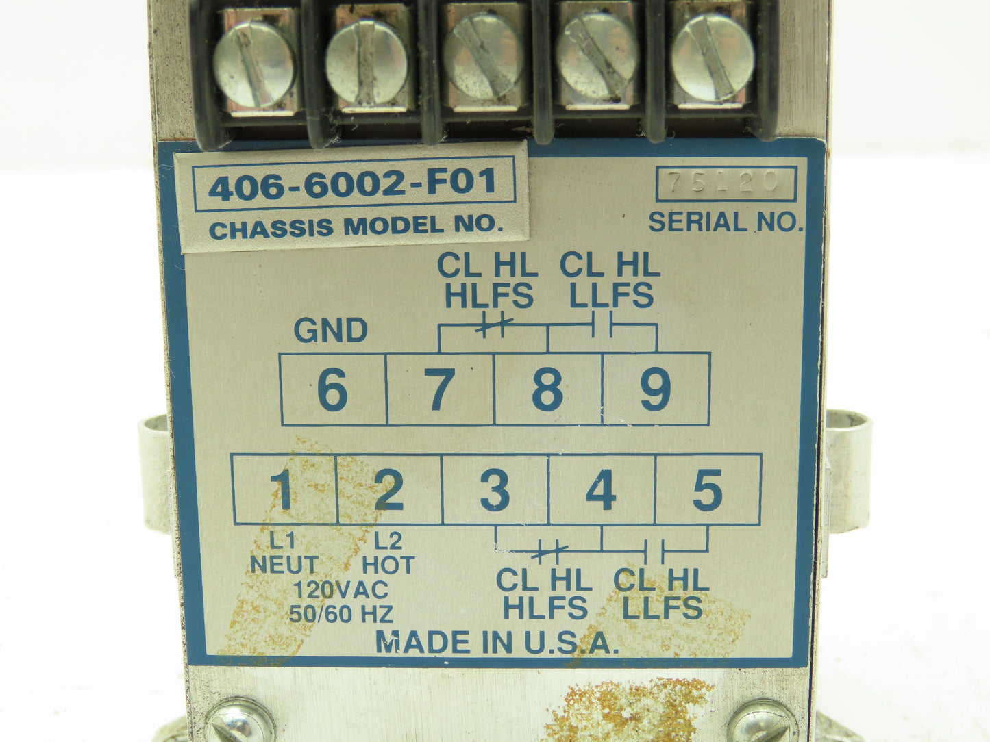 Drexelbrook 406-6002-F01 Point Level Control Unit Time Delay