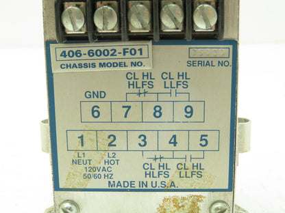Drexelbrook 406-6002-F01 Point Level Control Unit Time Delay