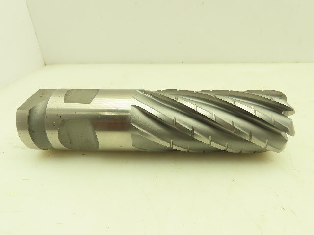 Controx HSS Cobalt 8-Flute CNC Cutting End Mill 2x2x4x7-3/4"