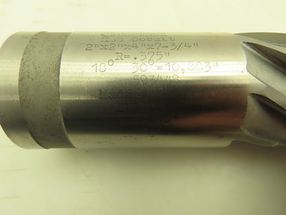 Controx HSS Cobalt 8-Flute CNC Cutting End Mill 2x2x4x7-3/4"