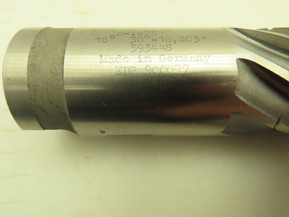 Controx HSS Cobalt 8-Flute CNC Cutting End Mill 2x2x4x7-3/4"