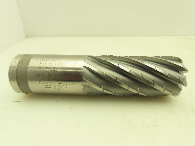 Controx HSS Cobalt 8-Flute CNC Cutting End Mill 2x2x4x7-3/4"