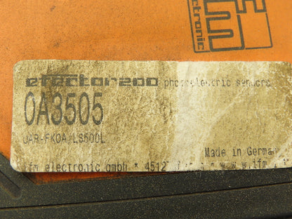 IFM Efector 0A3505 Proximity Sensor OAR-FKOA/LS500L