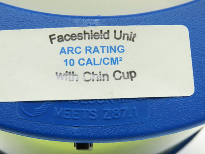Paulson IM23-ARC-PC-10 Anti-Fog Arc Shield Green Polycarbonate Hard Hat Chin Cup