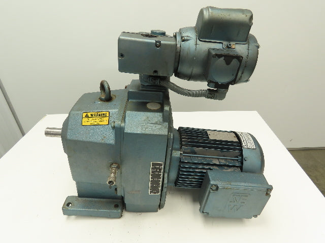 Sew- Eurodrive, Varimot Variable Speed Gearmotor,5 Hp, 230/460v,Rpm Out 395-1973