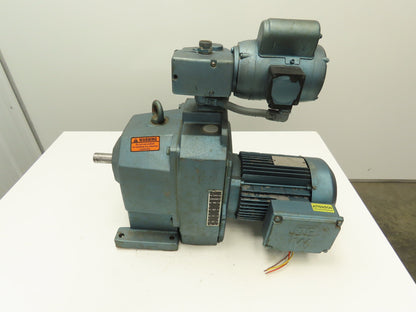 Sew- Eurodrive, Varimot Variable Speed Gearmotor,5 Hp, 230/460v,Rpm Out 395-1980