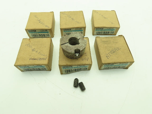 Dodge 119195 1210 x 3/4 IK Taper Lock Bushing 3/4" Keyed Bore Lot of 6