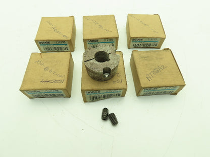 Dodge 119195 1210 x 3/4 IK Taper Lock Bushing 3/4" Keyed Bore Lot of 6