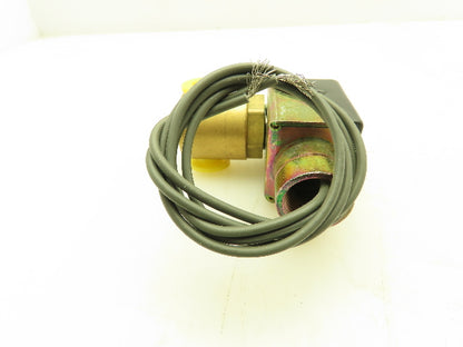 Parker AFTC01 Brass Solenoid Valve 2 Way NC 24V 60Hz 1/4" NPT