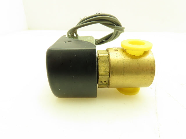 Parker AFTC01 Brass Solenoid Valve 2 Way NC 24V 60Hz 1/4" NPT