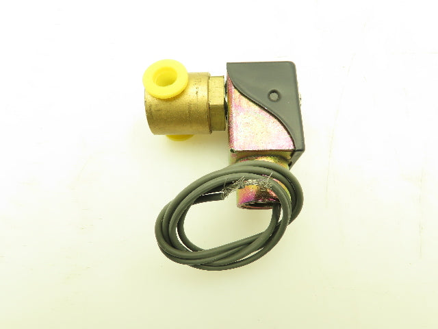 Parker AFTC01 Brass Solenoid Valve 2 Way NC 24V 60Hz 1/4" NPT