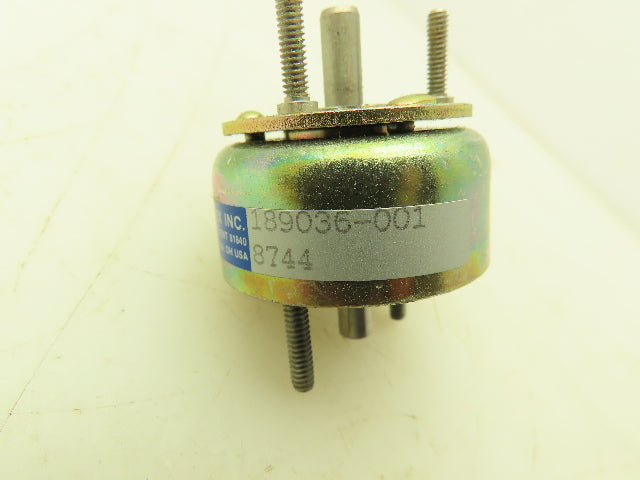 Ledex 189036-001 Rotary DC Switch Solenoid Sz 4E CW Spring Return  Lot of 2