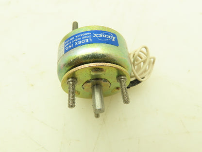 Ledex 189036-001 Rotary DC Switch Solenoid Sz 4E CW Spring Return  Lot of 2