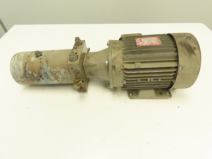 Leroy Somer 2hp Motor Hydraulic Power Unit 200-230/460v