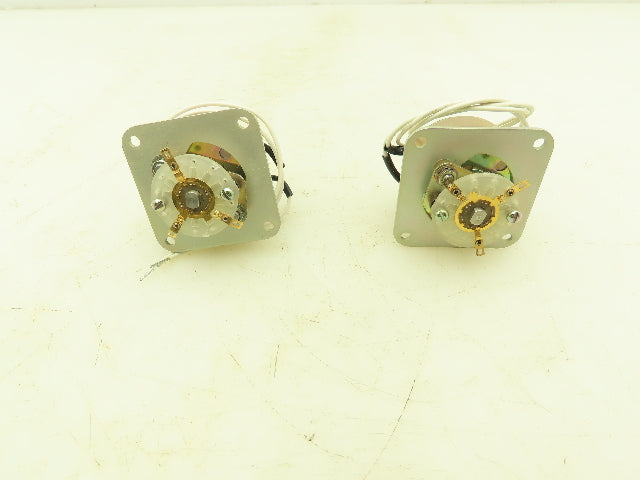 Ledex 190788-001 Rotary DC Switch Solenoid Sz 5B CW Spring Return  Lot of 2