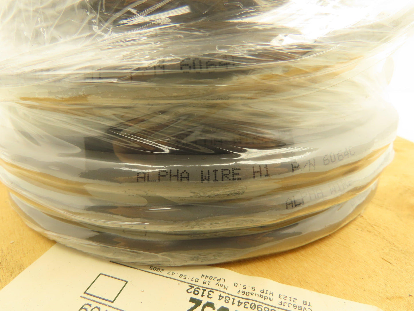 Alpha Wire 6064C SL005 Multi Conductor Cable 4/PR 18 AWG Shielded 8 Con 100' ft